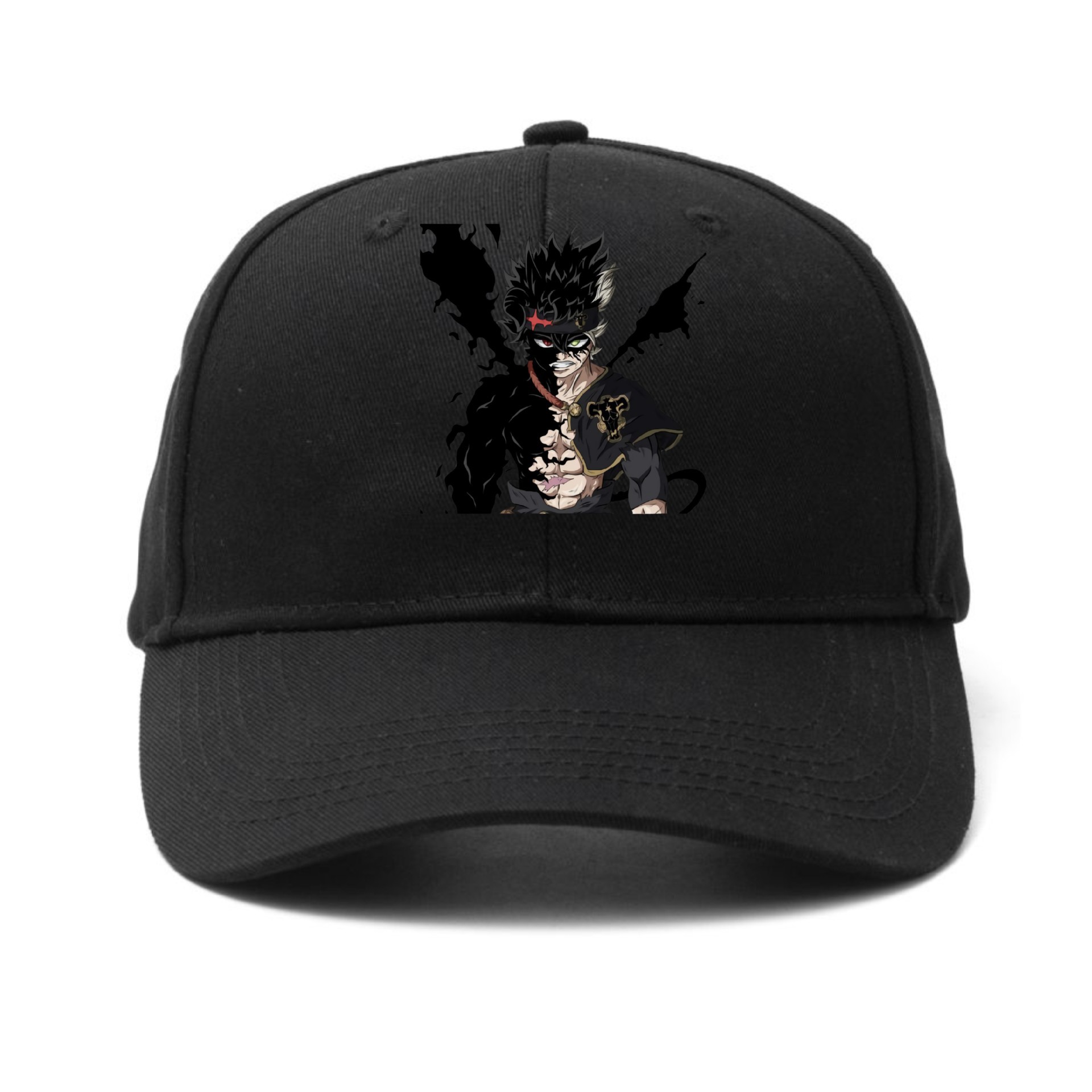 Gorra de béisbol de moda circundante de trébol de cuatro hojas negro para estudiantes deportes de ocio sombrero de dibujos animados para hombres y mujeres sombrero de red para el sol de cuatro estaciones