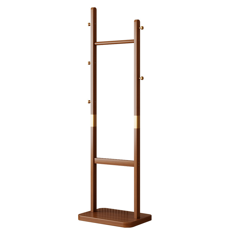 Percha de ropa simple para el hogar, piso de madera no sólida, percha de ropa para alquiler de dormitorios, nuevo tipo de percha de ropa para casa