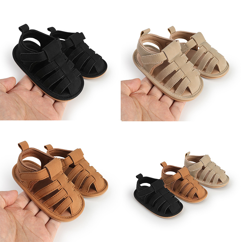 Gamilu Baby Boy Summer Breathable Sandals Babyshoes Toddler Shoes 3-12 Months Newborn Infant Shoes
