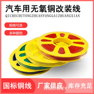Manufacturer Wholesale Supply 2.0 Square Car Modification Wire Low Voltage Wire and Cable Thin Leather Full Square Copper Wire 2-Core Wire