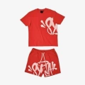 T02 Set [Red with Pink Print]