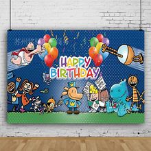 神探狗狗主题生日派对装饰dogman拍照摄影背景布场景布置横幅道具