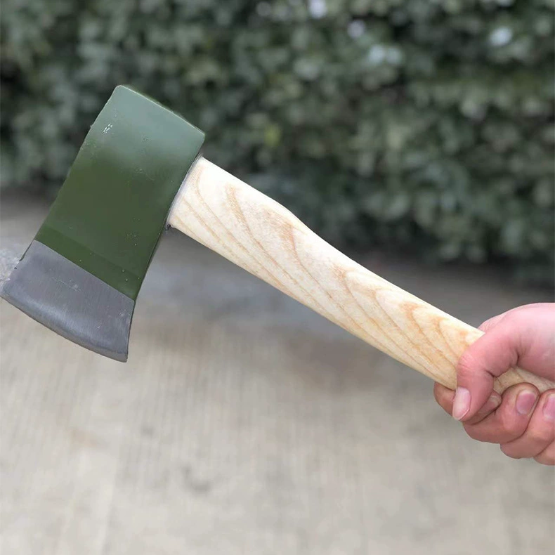 Топор твердый массивный деревянный ручка деревянный топор домашний кемпинг топор пожарный топор 2 фунта открытый ручной топор 2LB