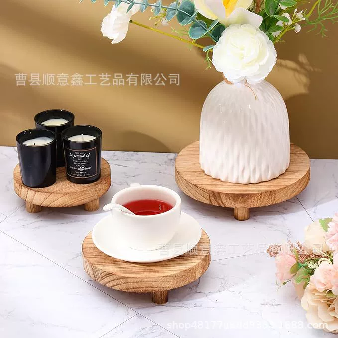 Деревянная основа украшение деревянная мясистая основа для ванной комнаты