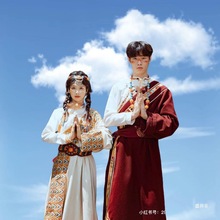 2023新款藏族服装女贵族藏袍男士男款西藏旅游少数民族风写真藏式