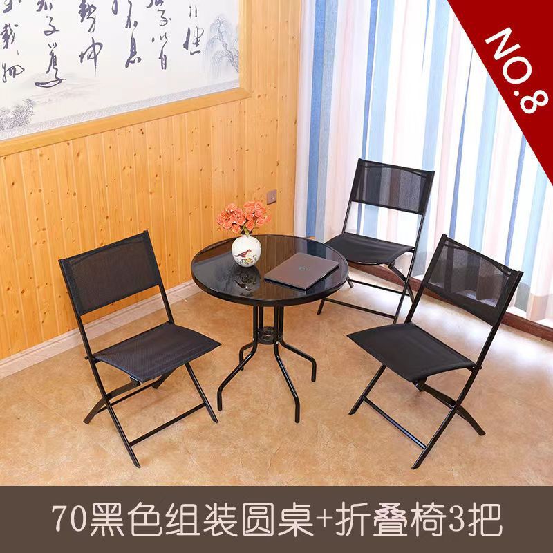 [Silla de tijera] Mesas y sillas plegables para exteriores, puestos portátiles al aire libre, mesas y sillas para el patio del hogar simples de ocio