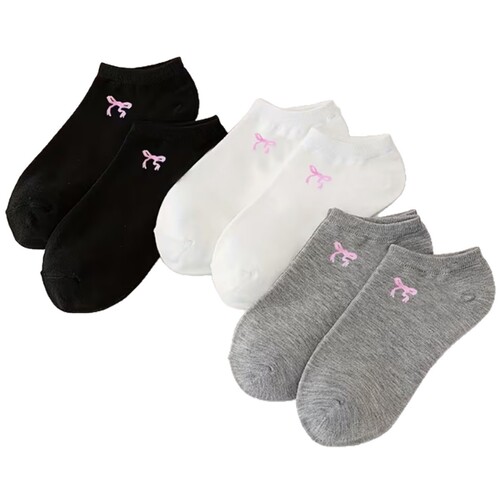 Cross-border spot consignment sports socks classic black and white gray socks summer thin boat socks for men and women breathable sweat-absorbing socks