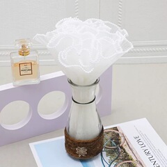 Pearl Folded Wave Fabric, Flower Packaging Wave Fabric Bag, Flower Mesh Fabric DIY Material, Qixi Valentine's Day Decor