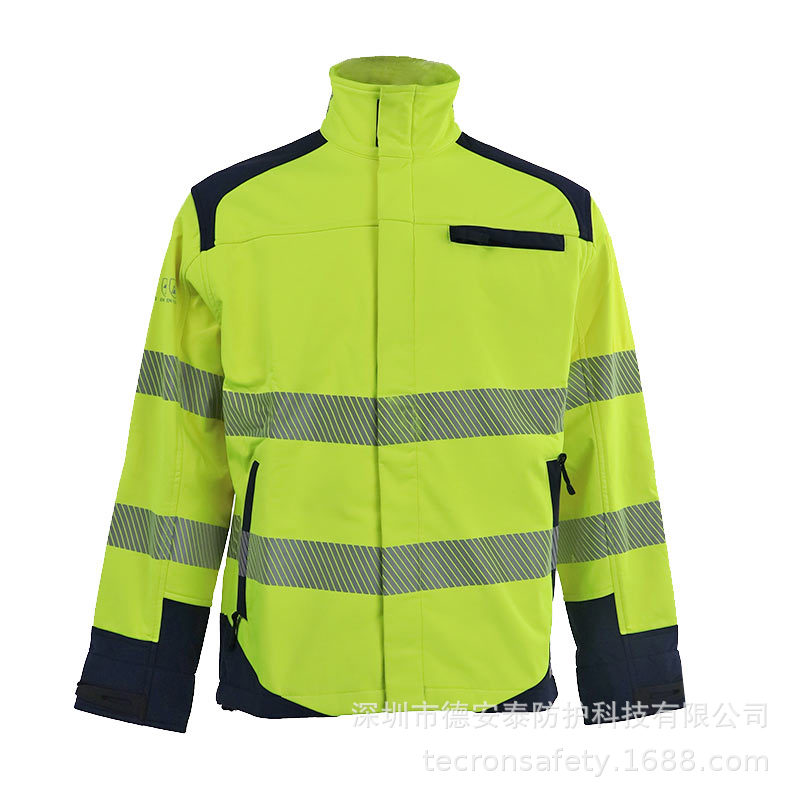 阻燃防静电防电弧软壳夹克防风防寒保暖摇粒绒夹克上衣工作服