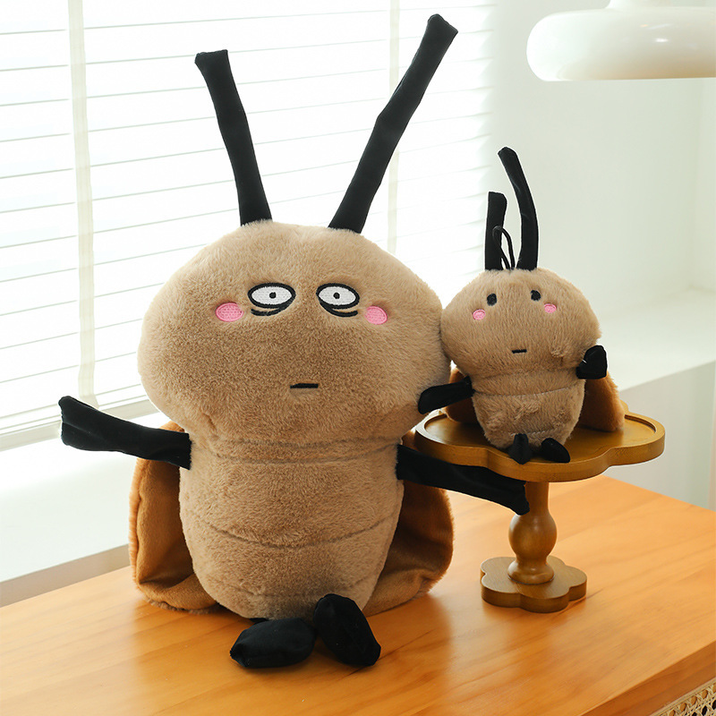 新作ゴキブリ小強ぬいぐるみ抱き枕クッションいたずら可愛いおもしろ人形おもちゃペンダント卸売|undefined