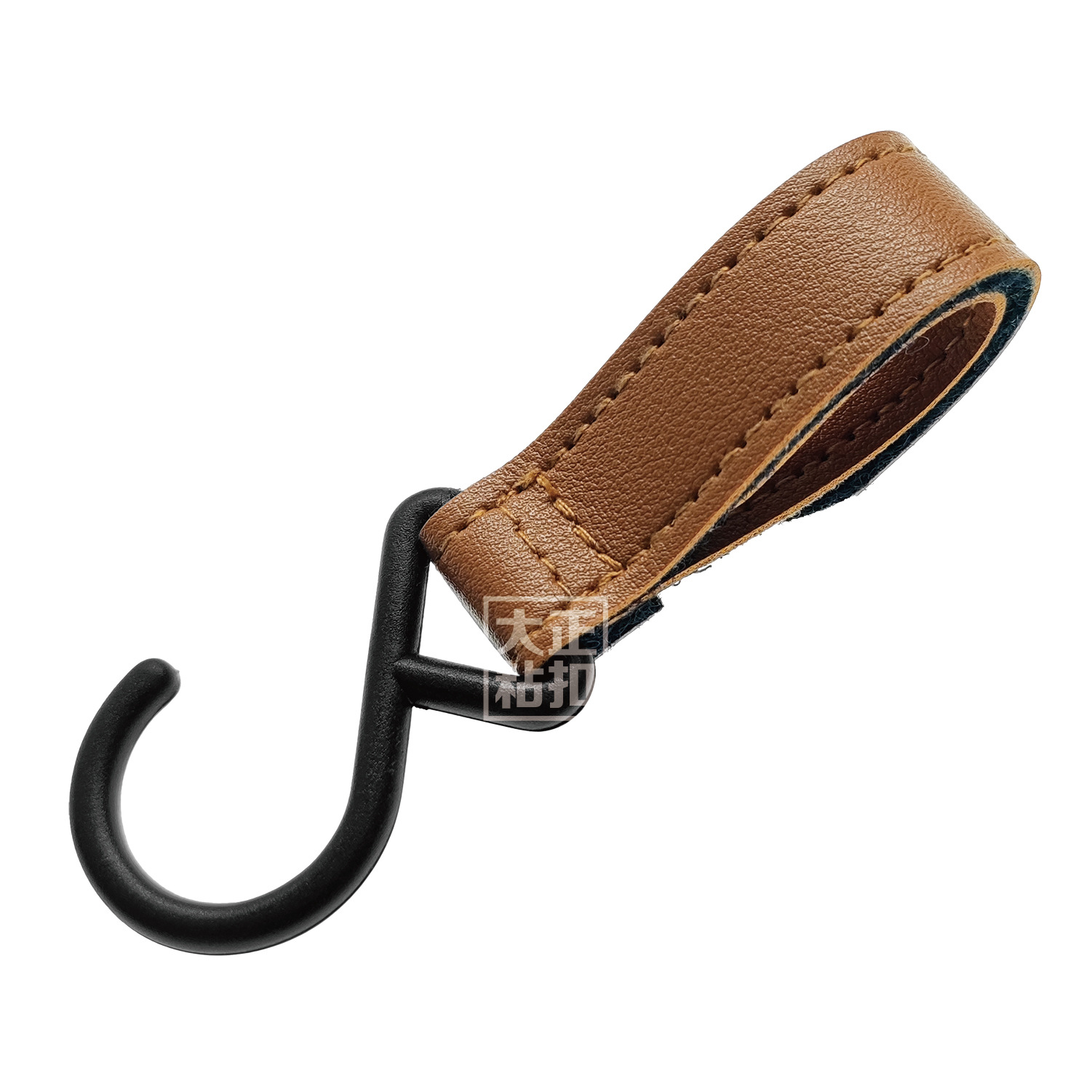 Brown (leather plastic hook)