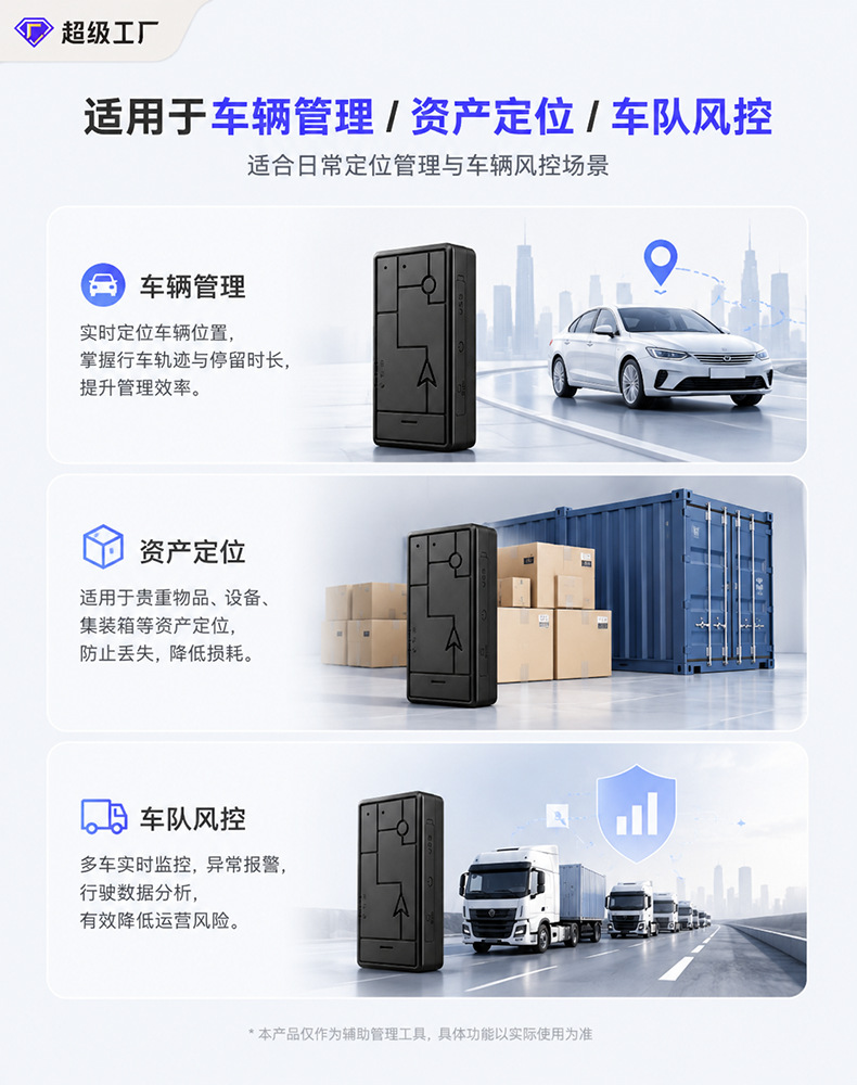 Global 4g Wireless Vehicle Gps Tracker with Strong Magnetic Force and Long Standby Time for Car Rental Anti-Theft Positioning and Beidou Tracking