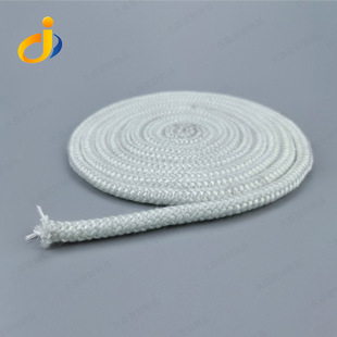 661 factory direct high temperature resistant fireproof sealing rope fireplace sealing rope white furnace door elastic sealing rope