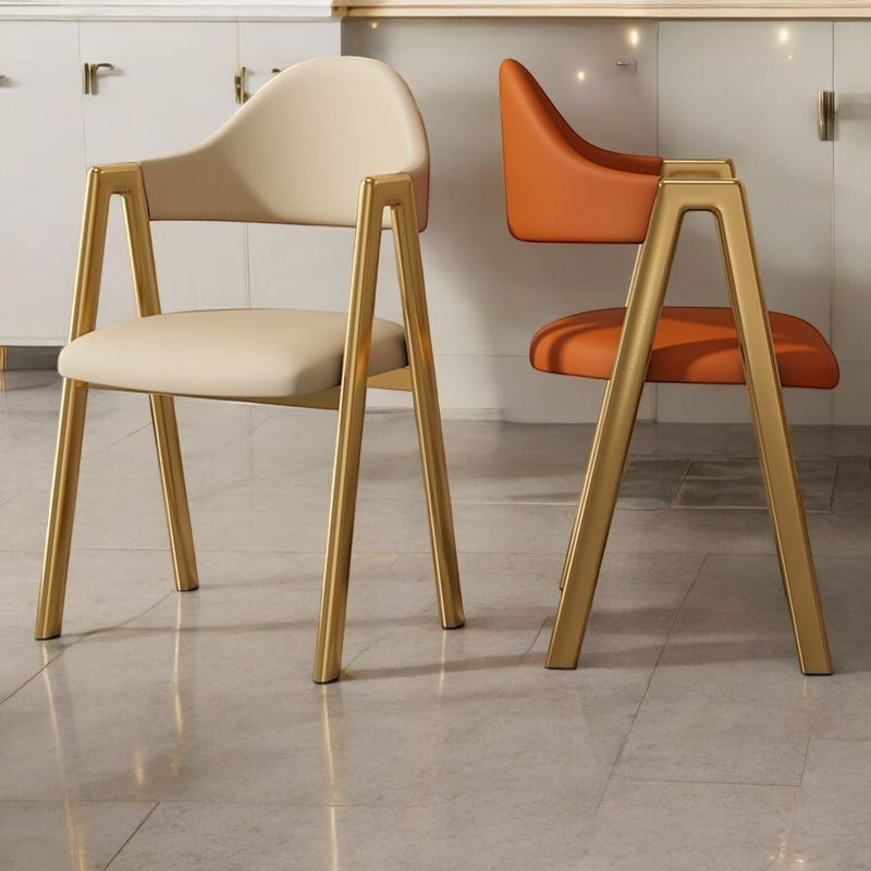 北欧轻奢餐椅家用休闲靠背椅子简约书桌凳子A字椅餐厅奶茶店桌椅