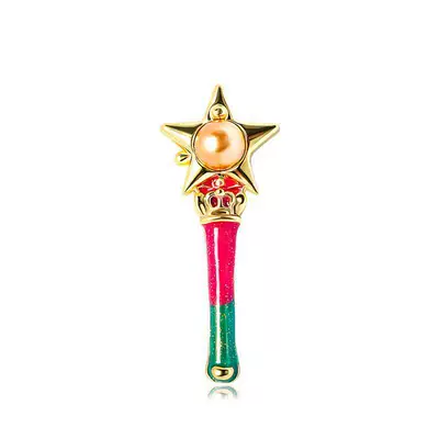 Yaxa sancaqları — Joy Letter Brooch with Enamel