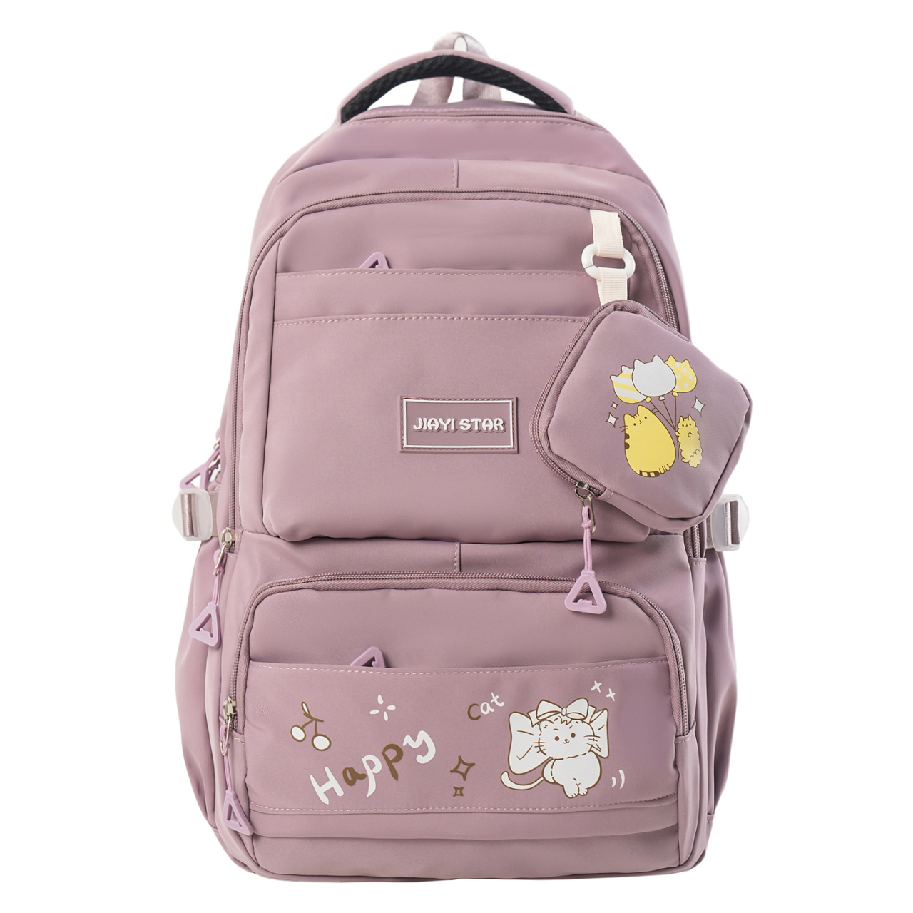 Mochila encantadora para mujeres 2025 nueva bolsa de viaje de computadora para estudiantes de secundaria de alta capacidad de moda coreana mochila casual para mujeres image 10