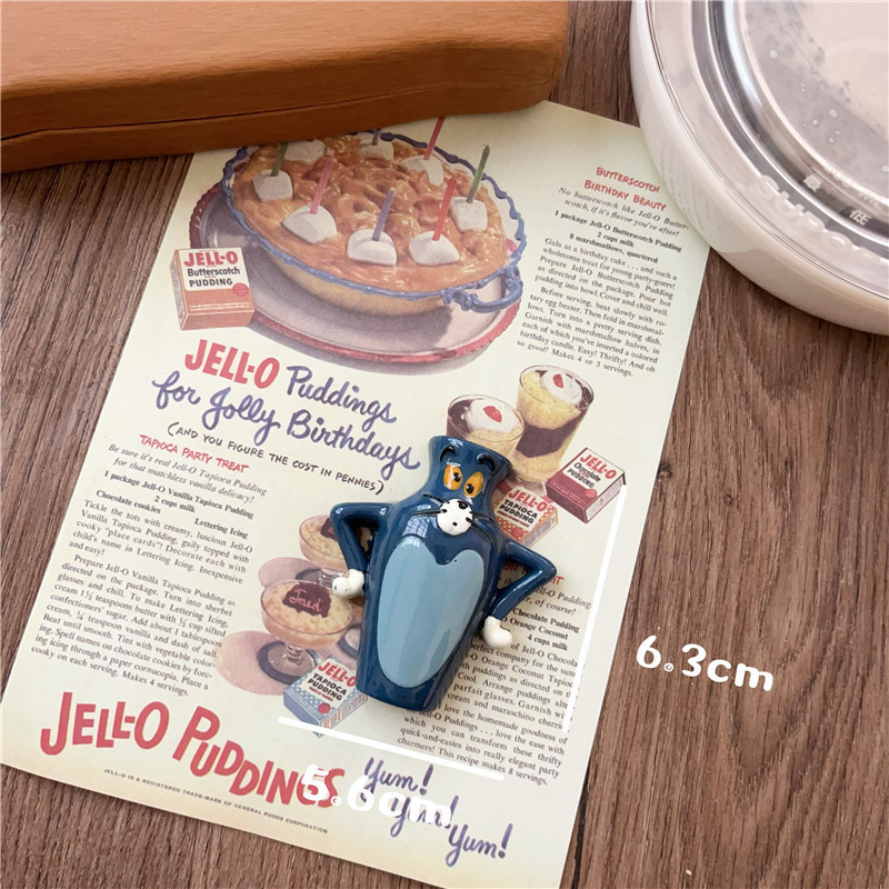かわいい創意的な猫のネズミの冷蔵庫は磁気を貼ってアメリカのアニメの漫画の磁気を貼って家の装飾を吸い込みます。|undefined