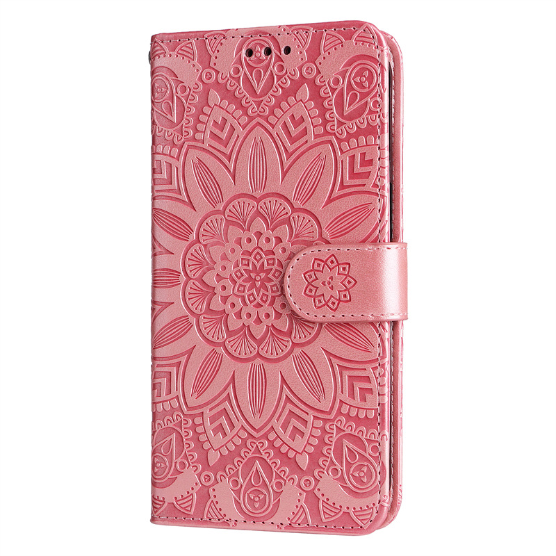 80g Weight Millet,  iPhone Applicable Brands tpu, Pu Leather Material Flower Pattern Fashion Style Fashion Flower Tpu Pu Leather  Millet   Phone Cases 3