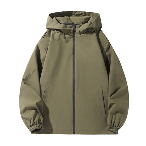 New hooded jacket, men's fashionable men's assault suit, men's spring and autumn jacket, waterproof and windproof outer, protective coat