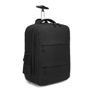 Factory Customized New Black Classic Shoulder Trolley Travel Computer Bag Outdoor Portable Student Single Trolley School Bag