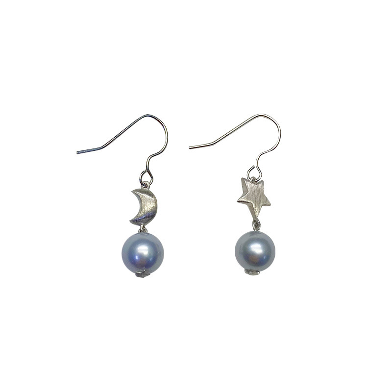 �����¿�С����S925�����������Ұ�ɫԲ��ˮAK���������׹