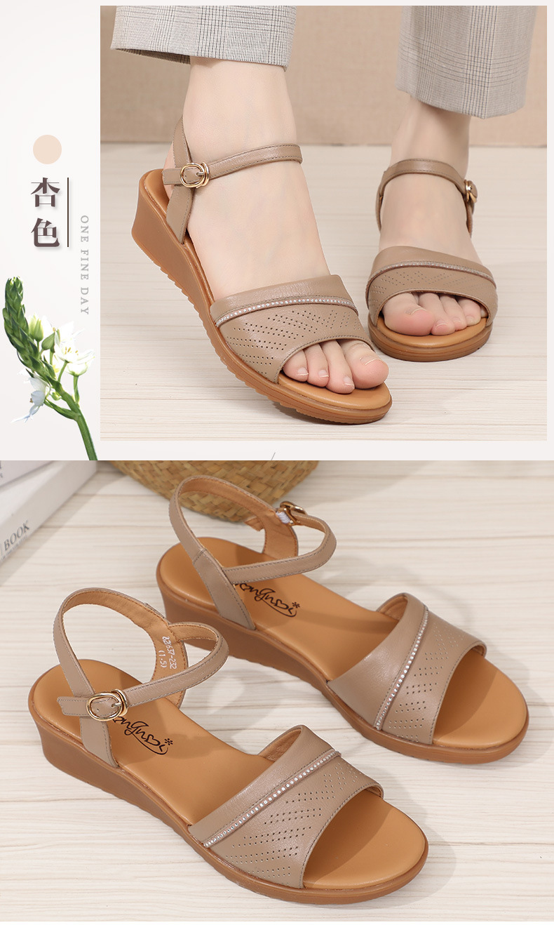 C4787 1280K GIÀY DÉP SANDAL NỮ RUITDT BIG SIZE NGOẠI CỠ MÙA HÈ TRUNG NIÊN MA SÁT CHỐNG TRƯỢT ĐẾ XUỒNG GIÀY DÉP NỮ DA BÒ G04 SẢN PHẨM MỚI