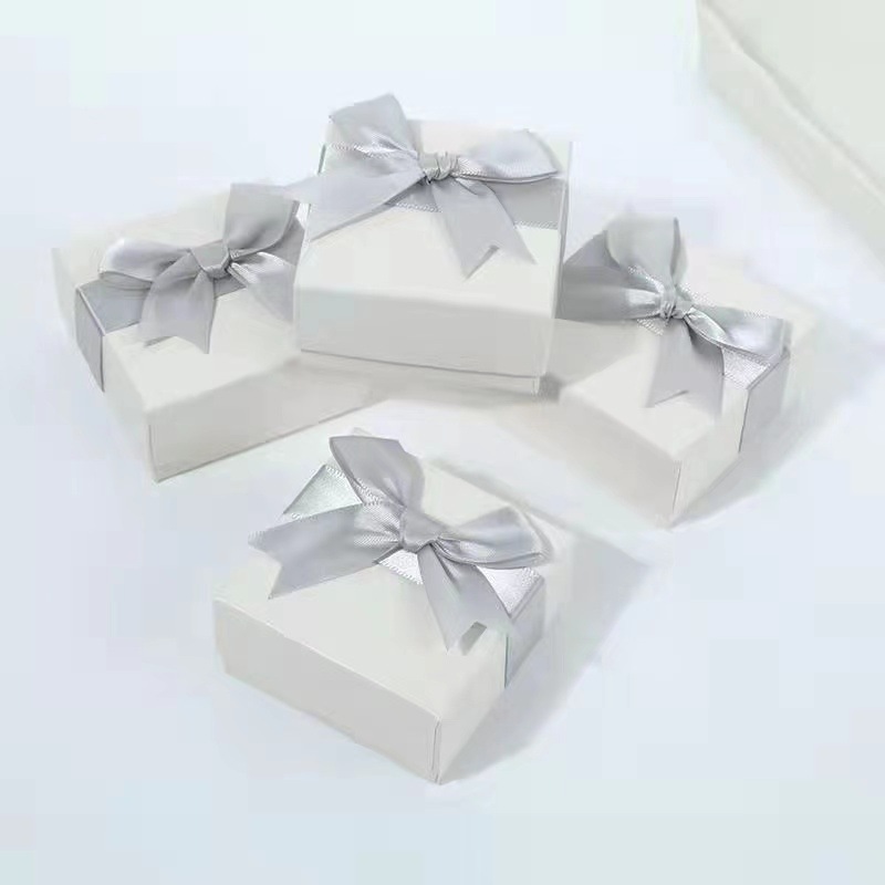 Caja de regalo de arco; 7 * 7 * 3.5cm