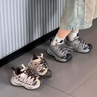 女童男童2026春季新款老爹鞋轻便透气软底防滑跑步鞋中大童运动鞋
