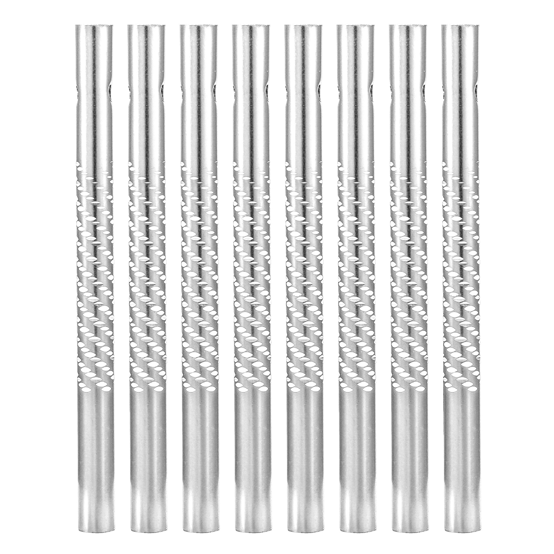 DIY viento campanas tubular reflectante joyería hueco sonido viento campanas tubo de aluminio 80mm bricolaje viento campanas ornamento collar
