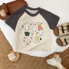 Apricot color block T