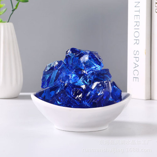 Factory supply Cobalt blue crystal quartz raw stone, aromatherapy stone diffuser stone aquarium fish tank water feature decoration stone