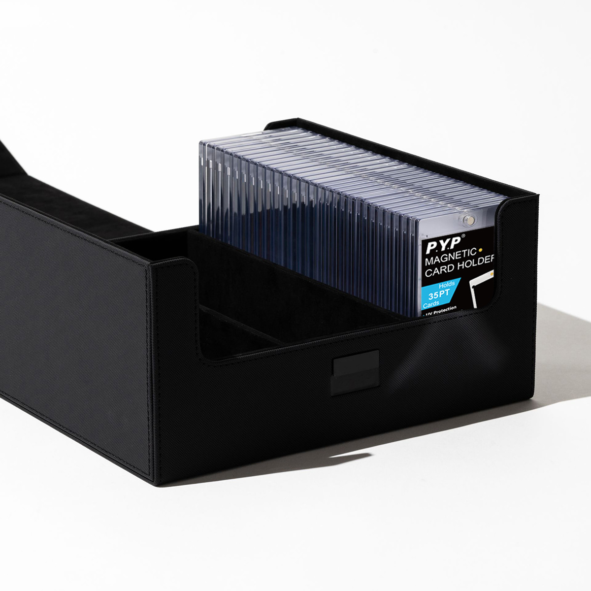 Caja de tarjeta de ladrillo de tarjeta de gama alta 90 + PU Juego de mesa Rey Ultraman tarjeta Bao Ke Meng Wanzhi almacenamiento de tarjetas al por mayor