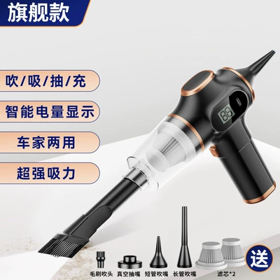 Tozsoranlar Wireless Portable High Suction Vacuum - 508-black-blowing-and-suction-integrated-with-vacuum-suction-and-double-filter-element