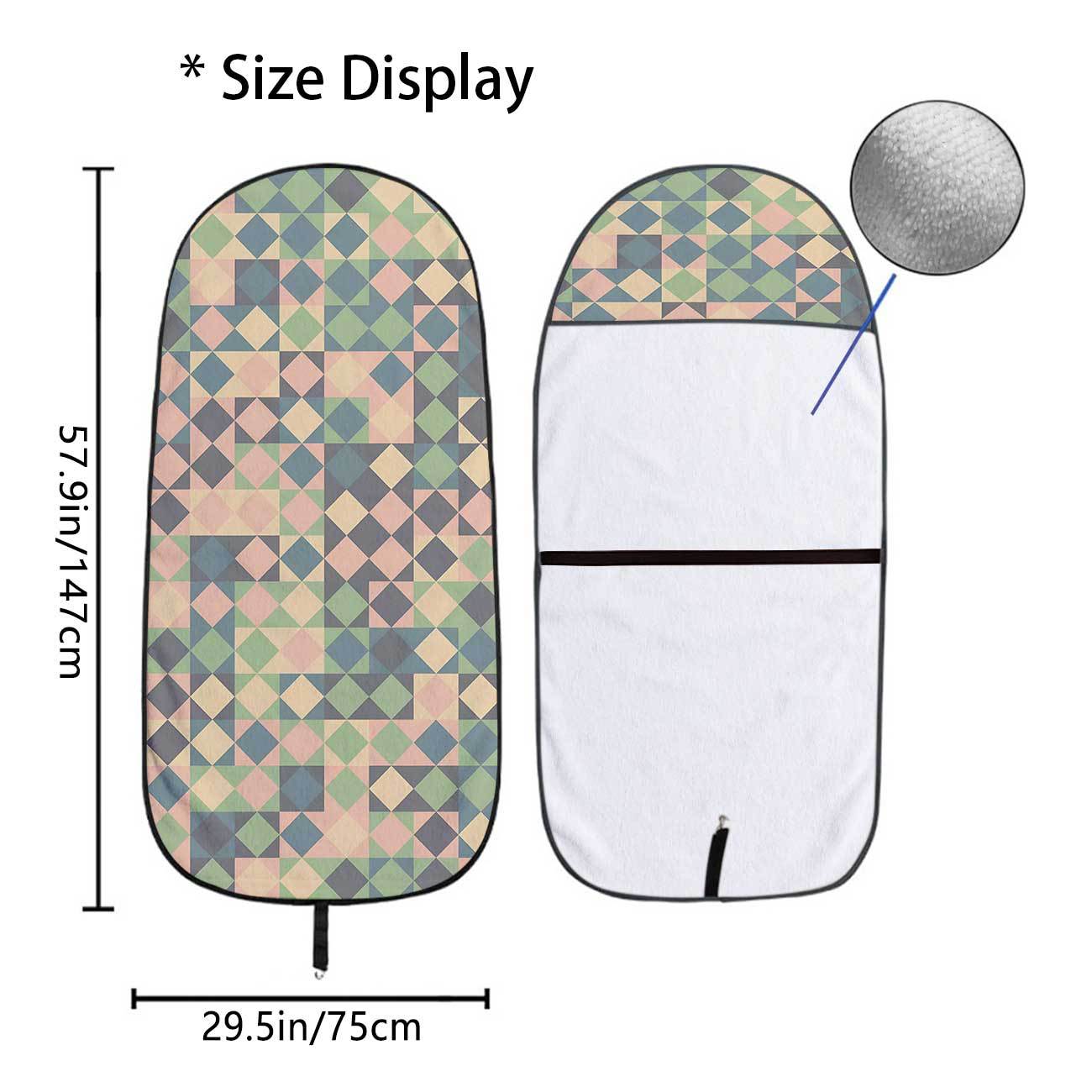 Car seat towel cover, front seat protector, suitable for gym and exercise, universal for all seasons, car use 169