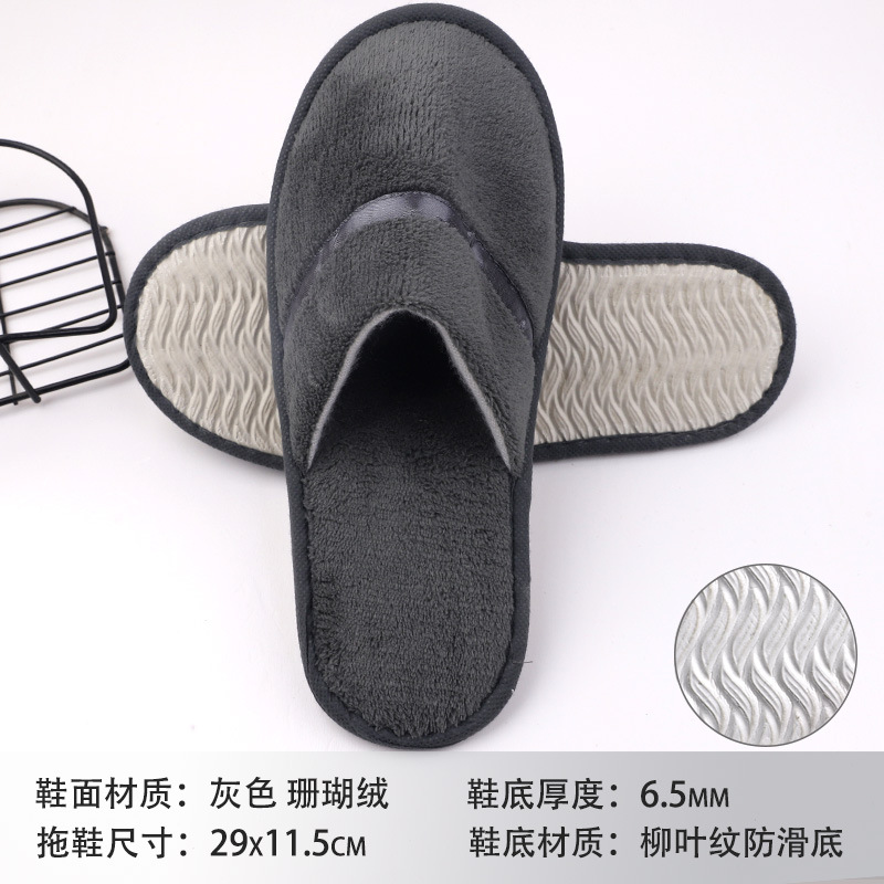 Hotel sandalinas desechables de algodón de lino de seda sandalinas de alojamiento residencial sandalinas desechables antideslizantes soleas de zapatillas gruesas