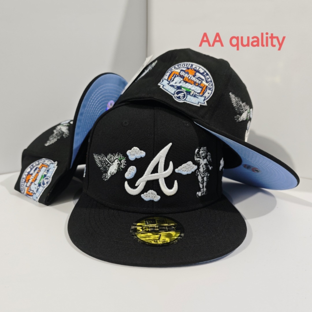 Gorra de béisbol de la liga de equipos de comercio exterior transfronterizo, novedad 2026, superventas, con patrón AA, de ala plana, a la moda y de talla estándar.
