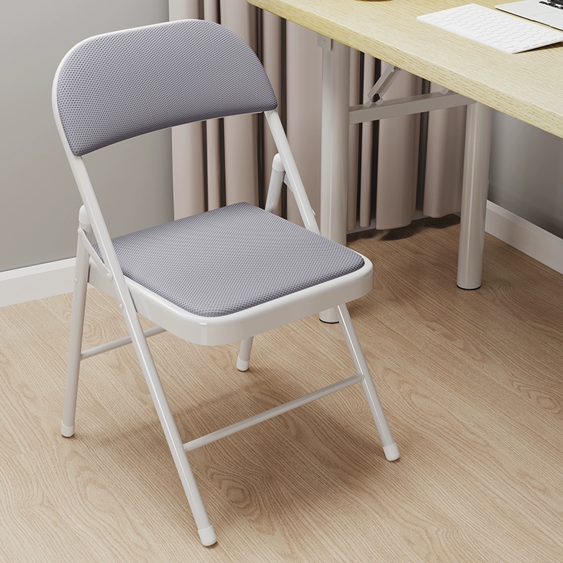 Сидячий складной стул для общежития, домашний стул для студентов колледжа, удобный обеденный стул со спинкой, офисный компьютер для обучения, конференция