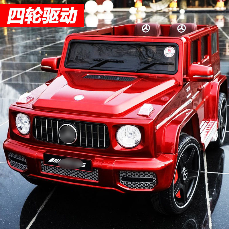 Coche eléctrico para niños de 1 a 8 años niños control remoto gran vehículo todoterreno puede sentarse doble bebé carga coche soporte generación