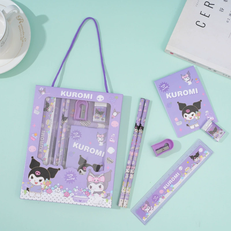 Набор канцелярии Sanrio Kuromi / Melody / Cinnamoroll — пенал-подарочная коробка, набор для студентов