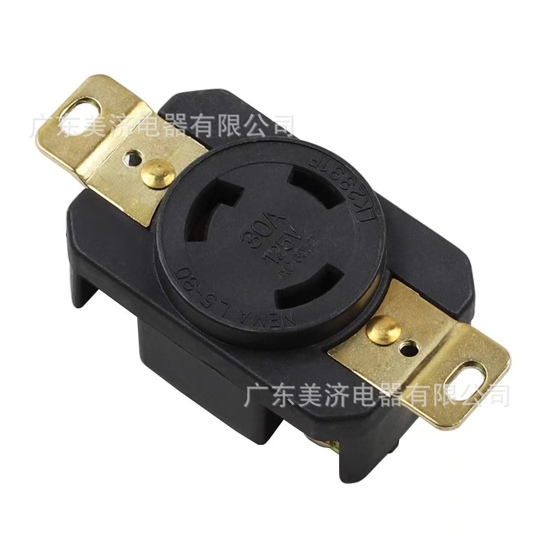 LK-2331F 美规美标引挂式暗装工业插座 30A125V NEMA L5-30R