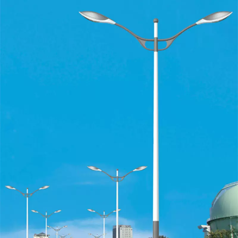 新款双臂路灯杆市政工程道路照明专用高杆LED路灯厂家直销定 制