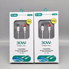 1メートルpd30w急速充電ケーブルは14平果12 13携帯電話pd急速充電ケーブルに適用される