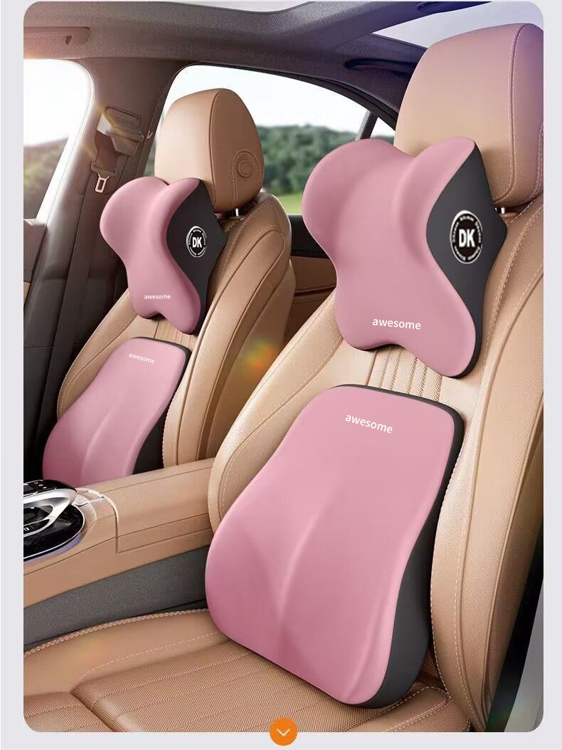 Carefully Selected Memory Foam Car Headrest and Neck Pillow, Special Lumbar Support Set for Car Use, Lumbar Support Seat Pillow Wholesale
