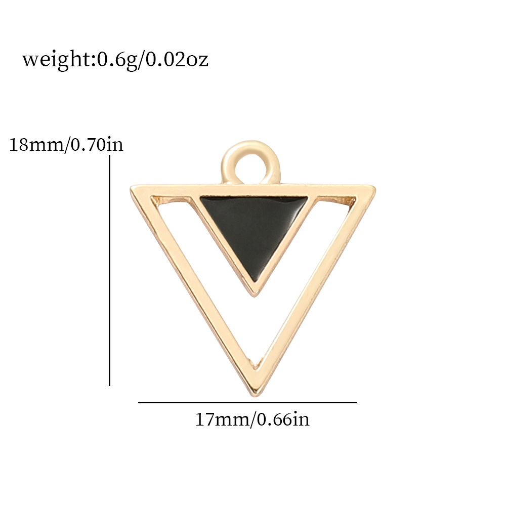 검은 삼각형 펜던트 [PJ1277]]