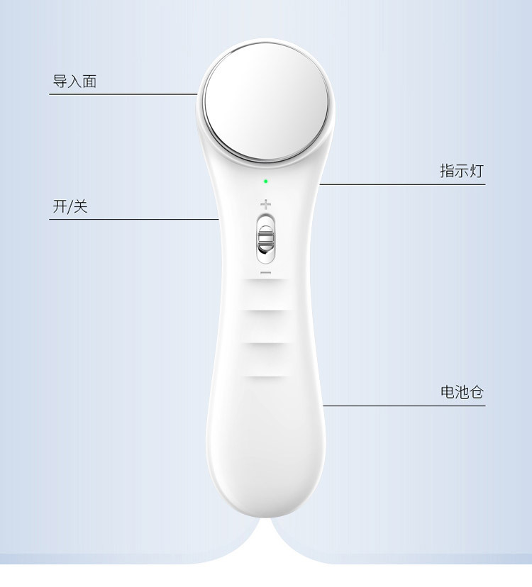 Facial Vibration Massage Sonic Introduction Introduction Export Beauty Device Introducer Skincare Product Small Gift Beauty Equipment Wholesale