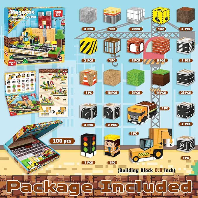 Магнитный конструктор, игрушка, Amazon, импорт, новая коллекция