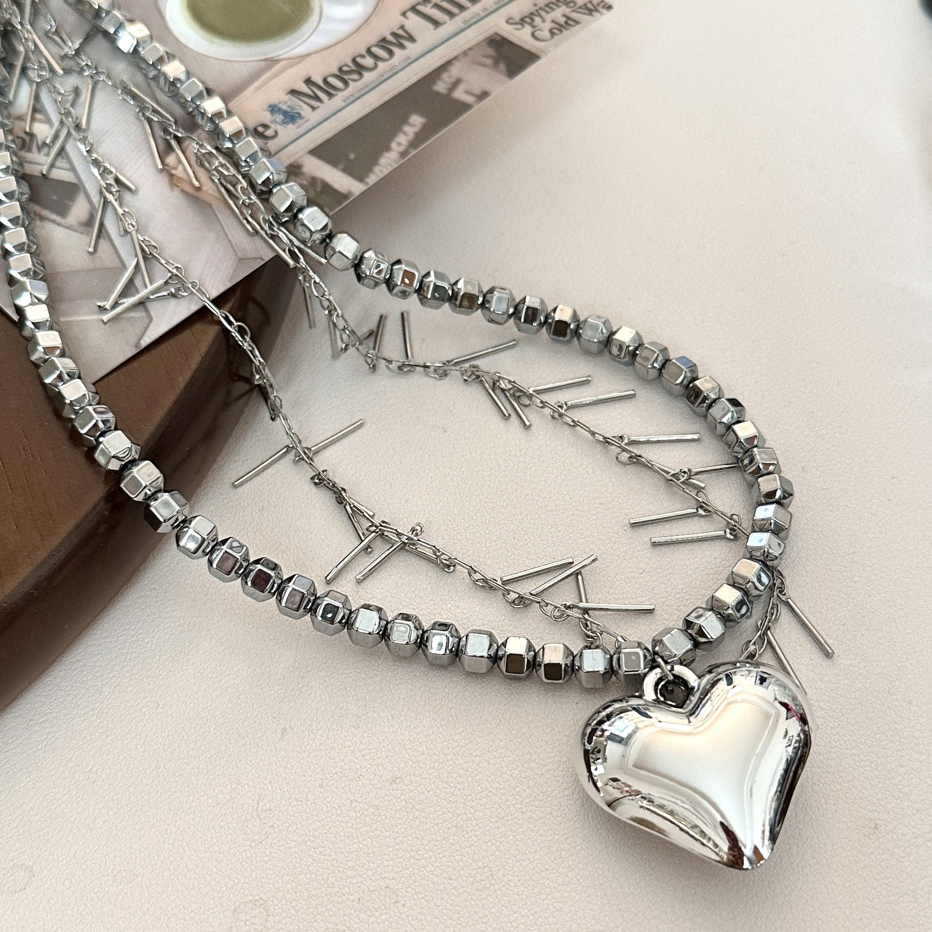 1 Piece Fashion Heart Shape Alloy Plating Womenu0027S Pendant Necklace