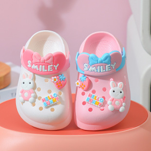Children's Cave Shoes New Slippers Summer Cute Baby Soft Bottom Light Outer Wear Non-slip Beach Sandals for Boys and Girls