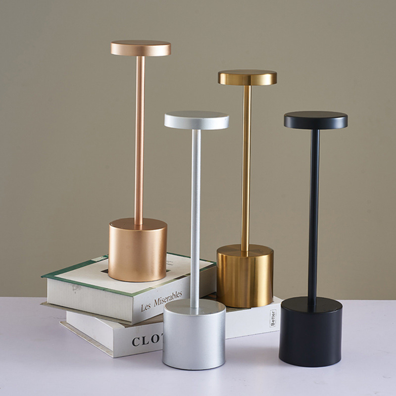 Fábrica mayorista en forma de I lámpara de escritorio restaurante café lámpara de decoración de mesa al aire libre cabezal de cama dormitorio bar luz de noche image 3