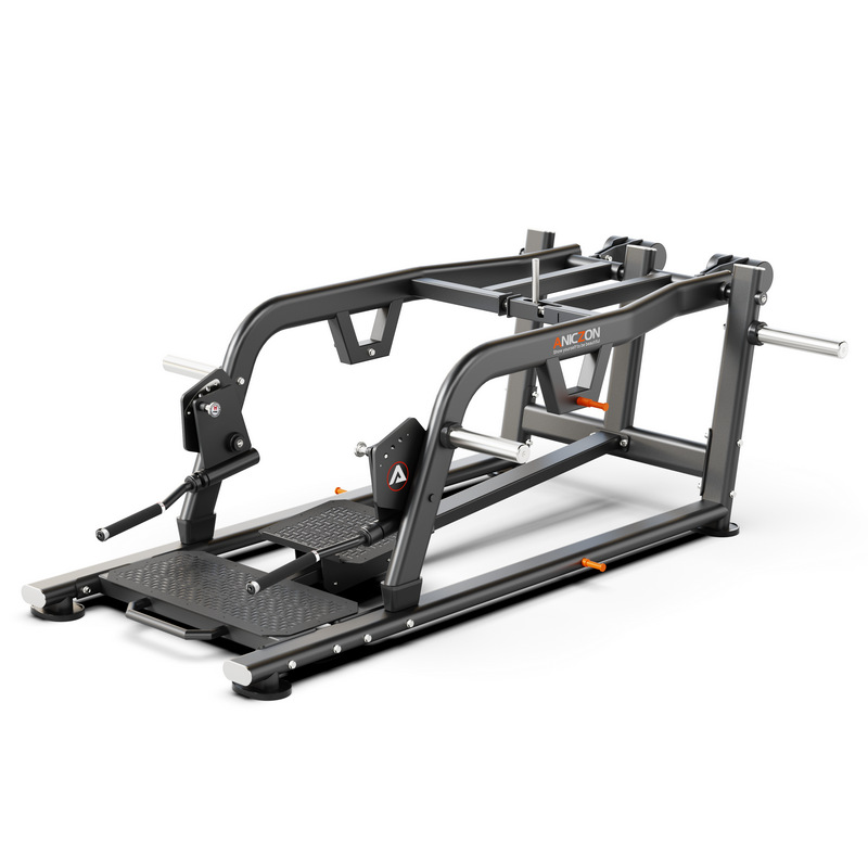 Hacker Squat máquina de fuerza comercial gimnasio equipo de ejercicios estudio de educación privada cadera pierna entrenador de puente de cadera